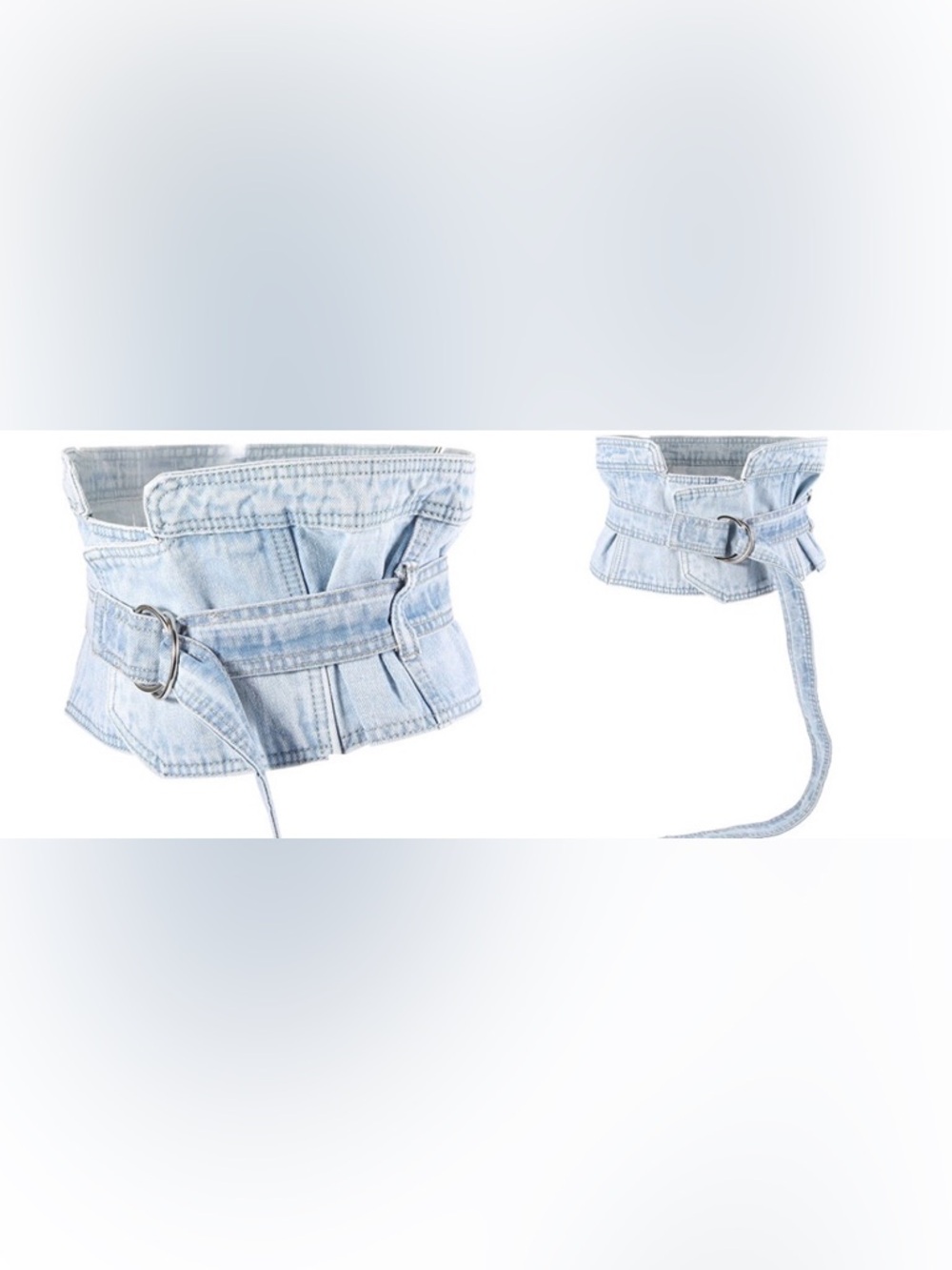 Denim Corset Belt